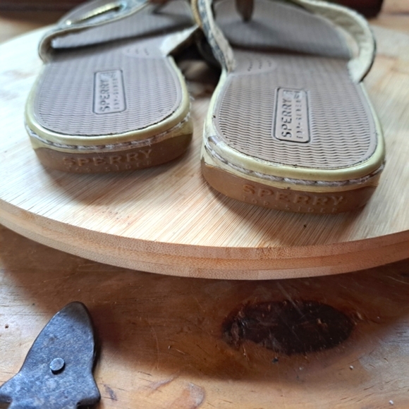 Sperry Flip Flops Sandals, Women Size 7.5, Animal Print, Slip On, Open Toe - Picture 5 of 12